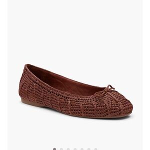 Raffia Birdies Flats